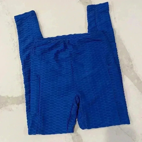 Ellie & Kate Scrunch Butt High Waisted Activewear Leggings Textured Womens Small - Picture 2 of 10